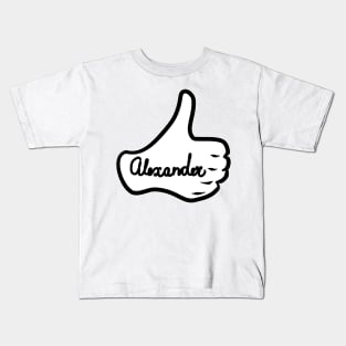 Men name Alexander Kids T-Shirt